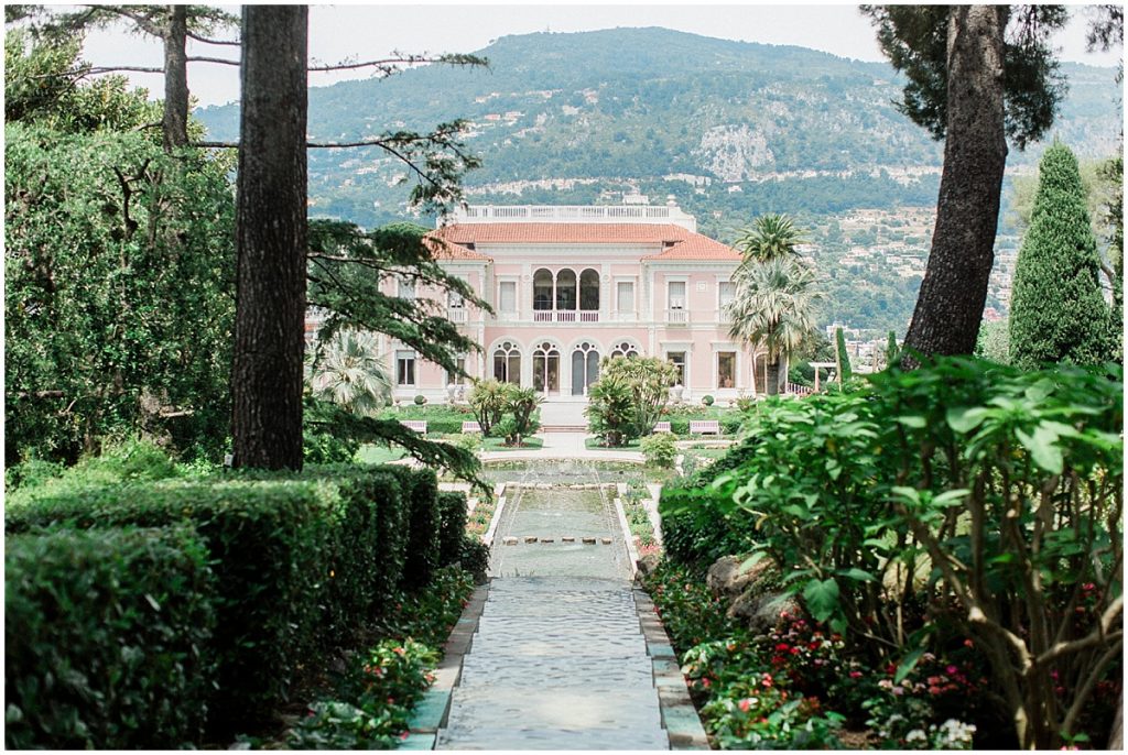wedding at villa Ephrussi de Rothschild